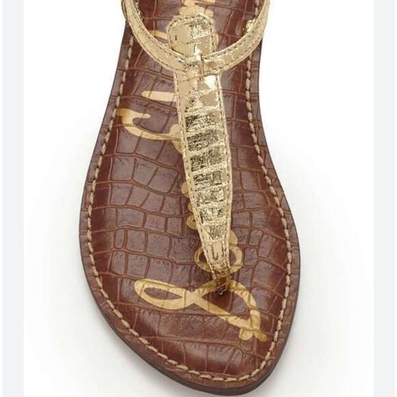 🆕🎉Sam Edelman Gigi Croc Thong Sandals - Picture 1 of 7